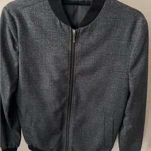 Men's Gray Bomber Jacket